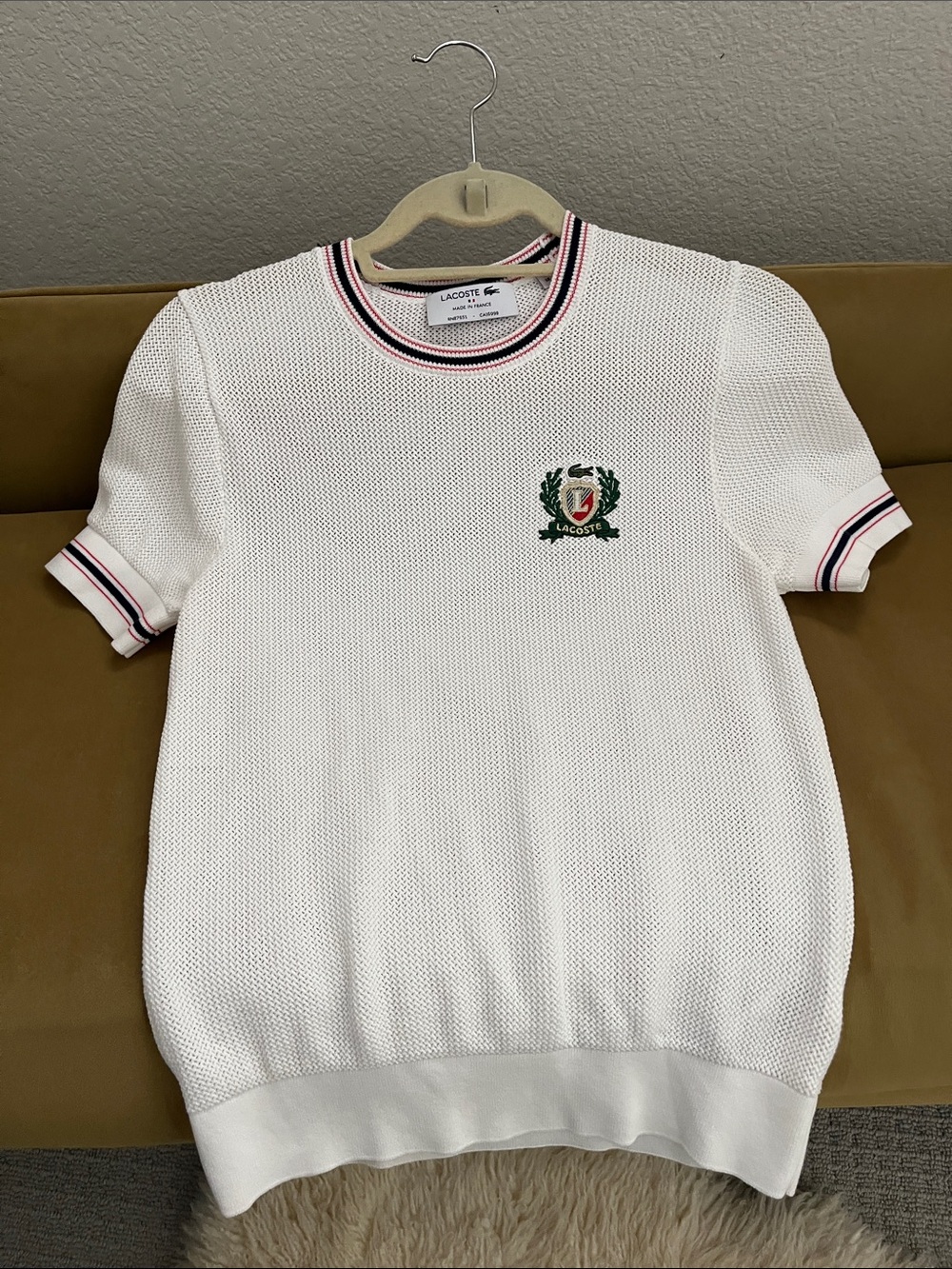 Lacoste knit top | Made in France